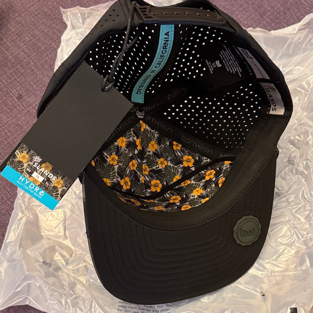 Melin Islands Collection Camo Hat with Black Accents - Picture 6 of 11